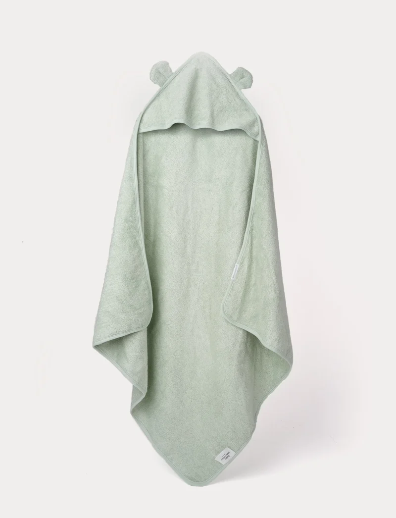 Hooded baby towel, Bamboo, Teddy