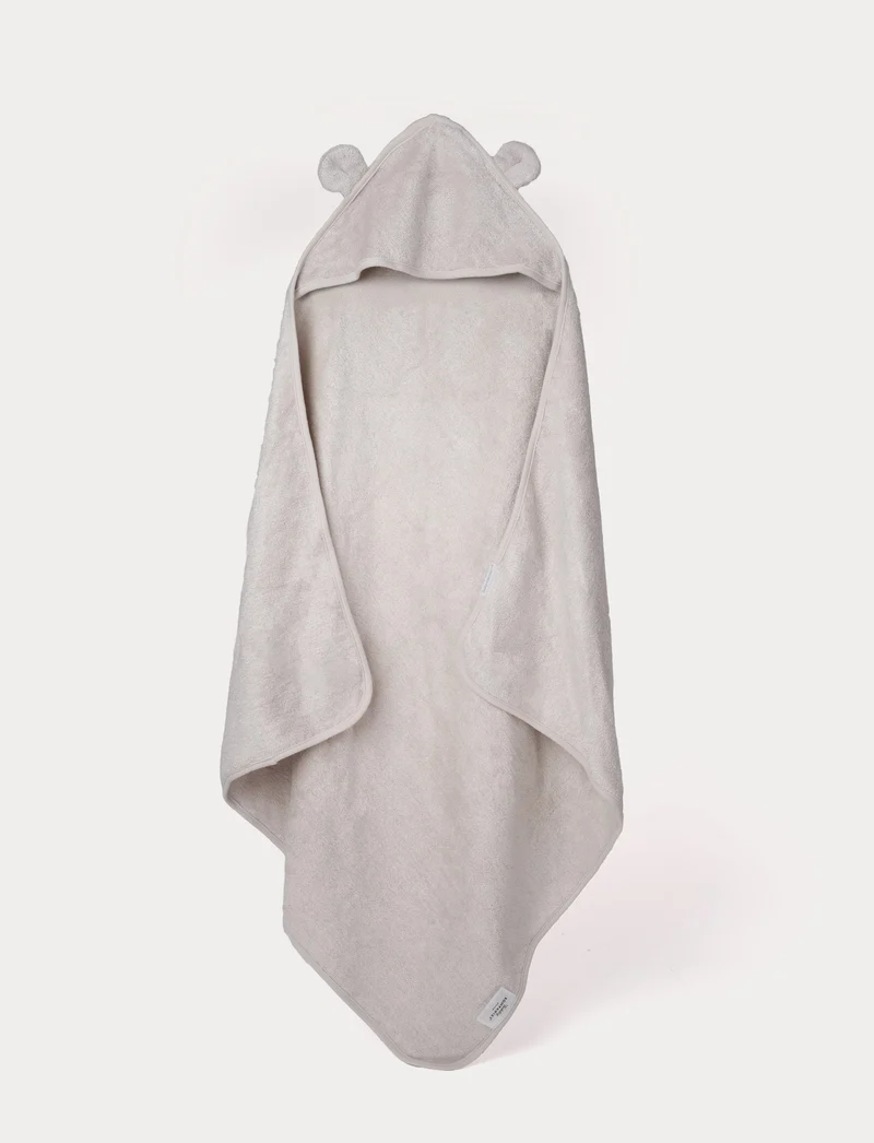 Hooded baby towel, Bamboo, Teddy