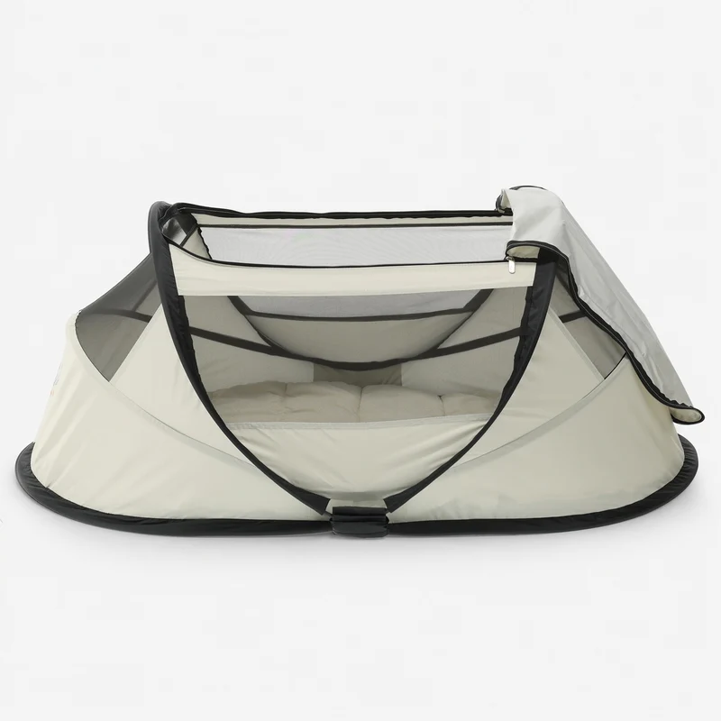 BabyBox babytält Campingbädd + bomullstäcke – Ivory