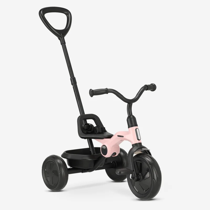 Drifter Trehjuling med Styrstång Rosa