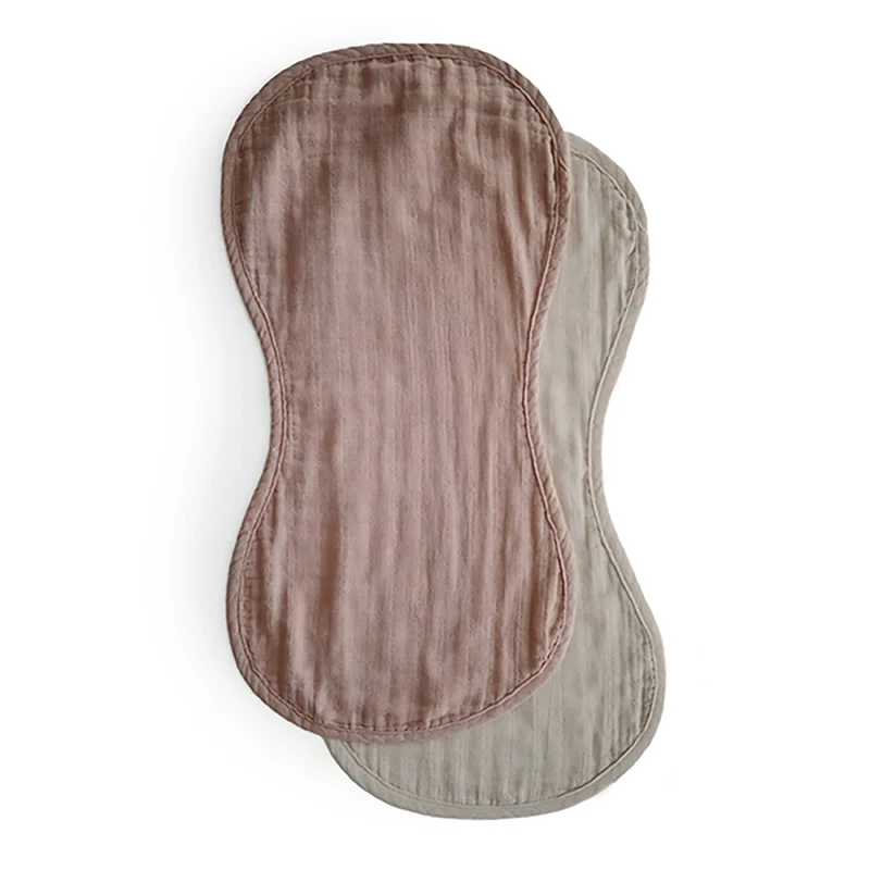 MUSHIE Burp Cloths 2-Pack