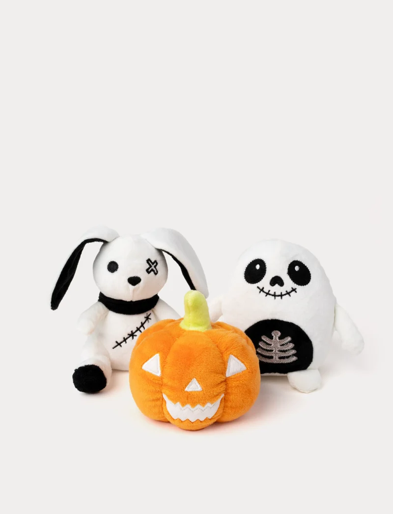 Glow-in-the-Dark, Halloween Plush Set