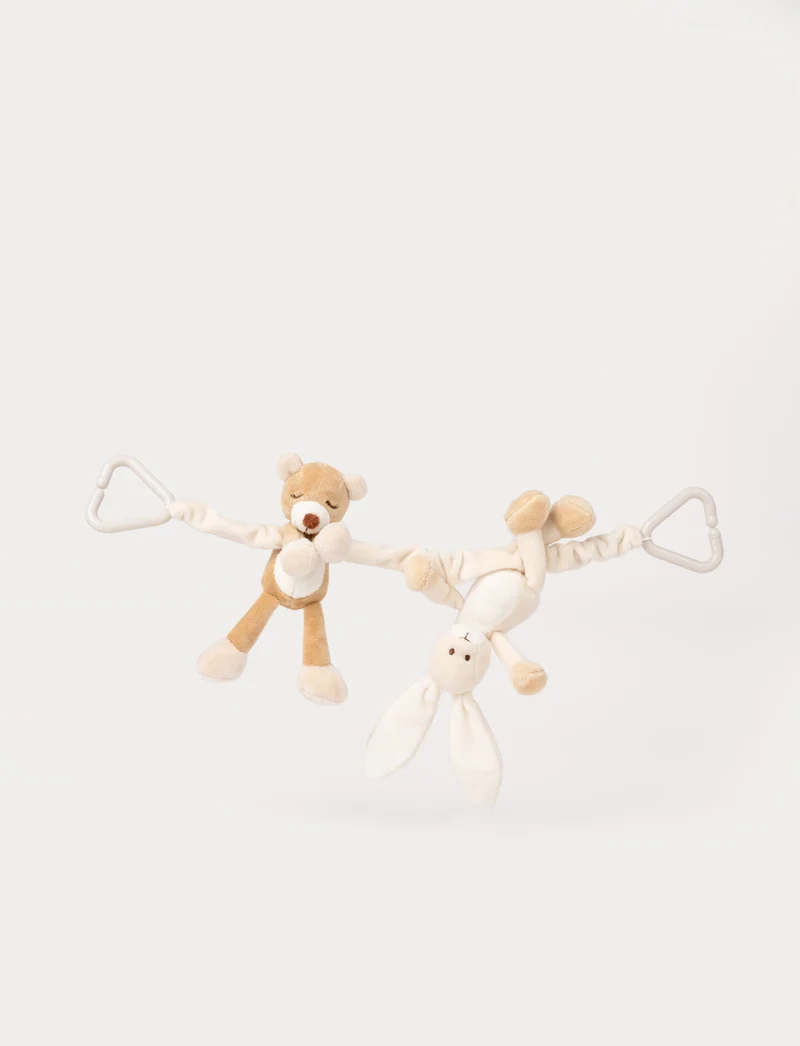 Diinglisar, Stroller Toy, Bunny & Teddy Bear
