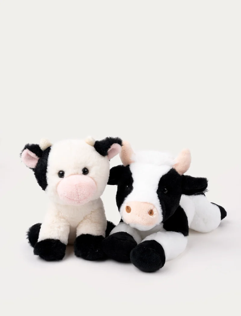 Mama & Baby Cow, Plush Duo