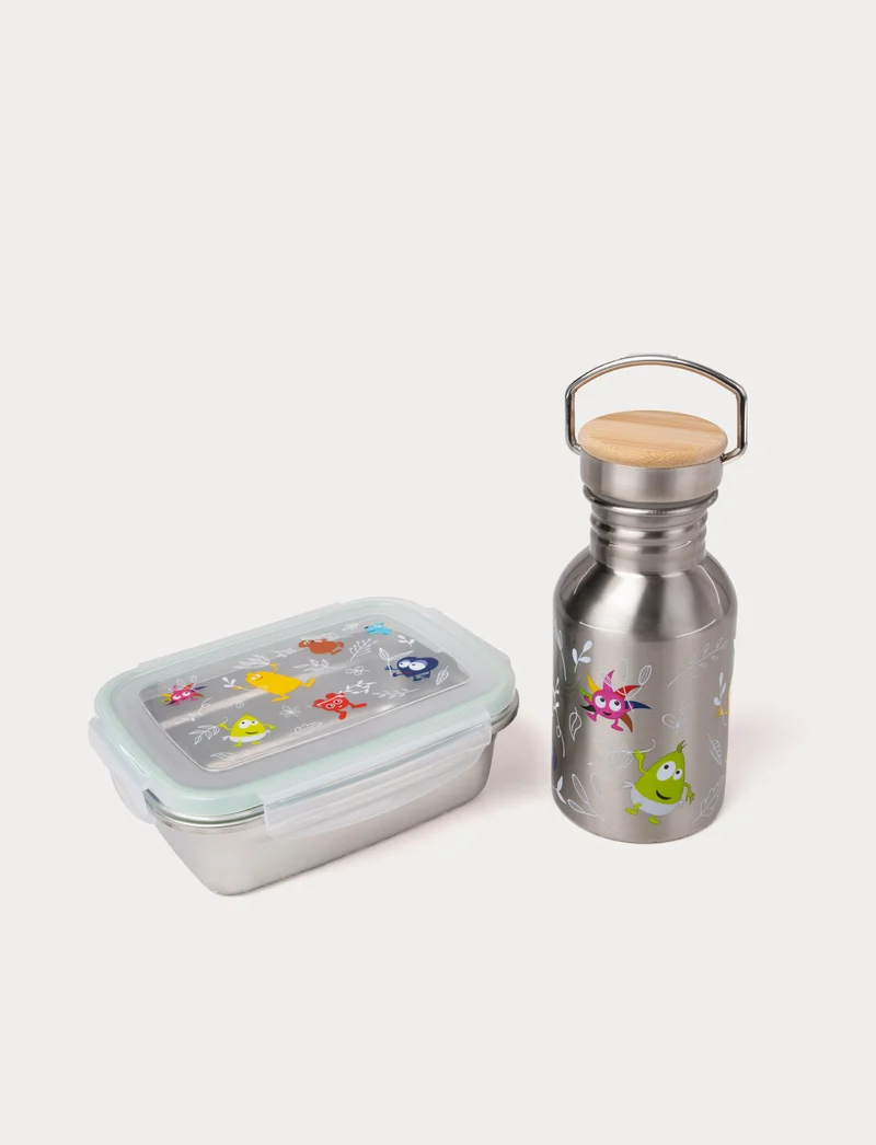 Babblarna, Lunch Set in Stainless Steel