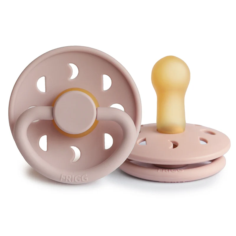 FRIGG Moon Natural Rubber Baby Pacifier (Single Pack)