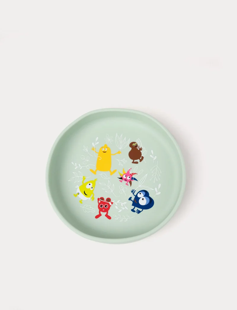 Babblarna, Silicone Plate, In Nature