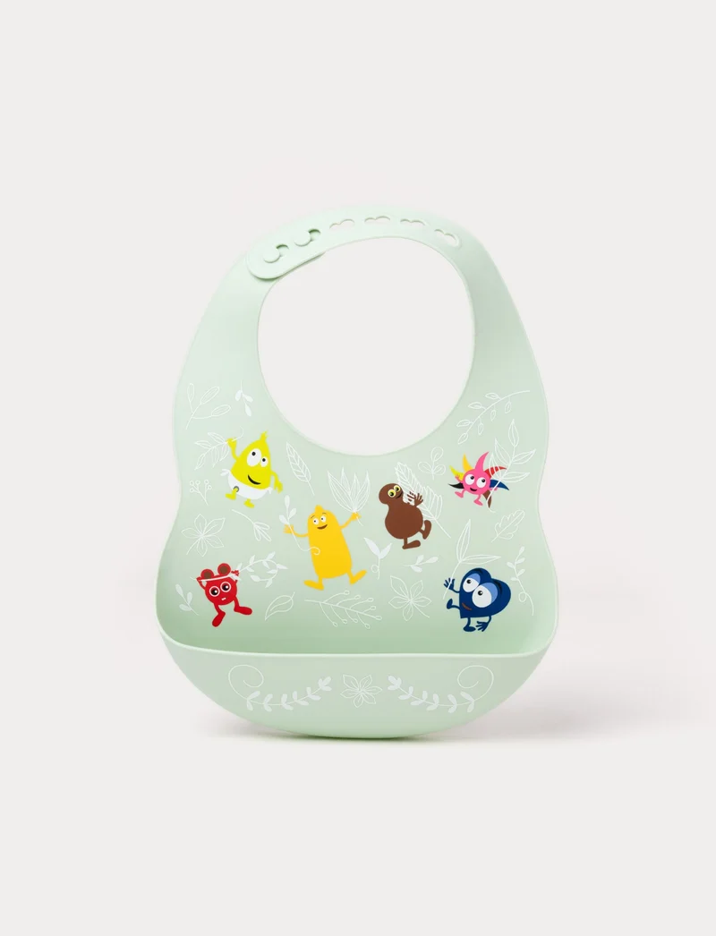 Babblarna, Silicone Bib, In Nature