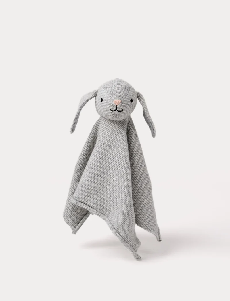 Teddy Baby, Baby Blanket, Bunny, Knitted