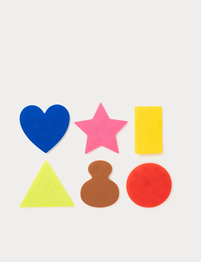 Babblarna, Silicone Bath Mat, 6 Pieces