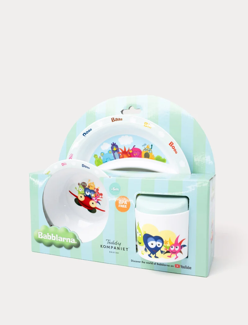 Babblarna, Dinner Set, 3 Pieces