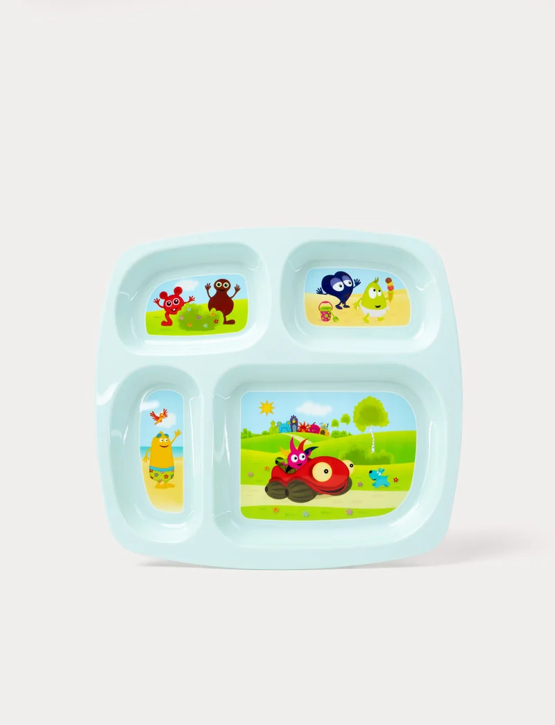 Babblarna, 4-Compartment Plate