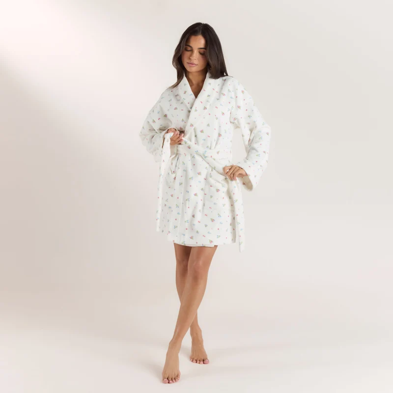 Towelling Badrock - Vit Print