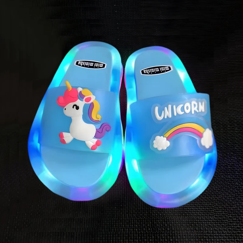 Lysande Tofflor - Unicorn