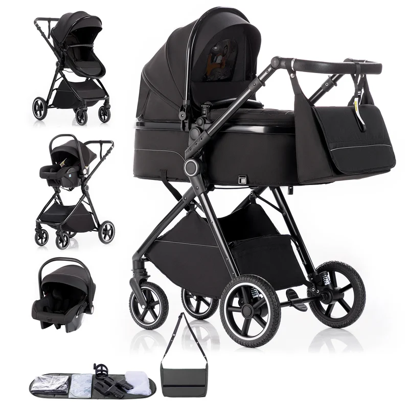 Barnvagn Omnia 3-i-1 med ISOFIX