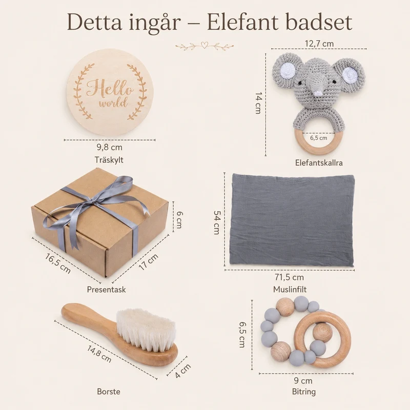Baby Presentset för Nyfödd