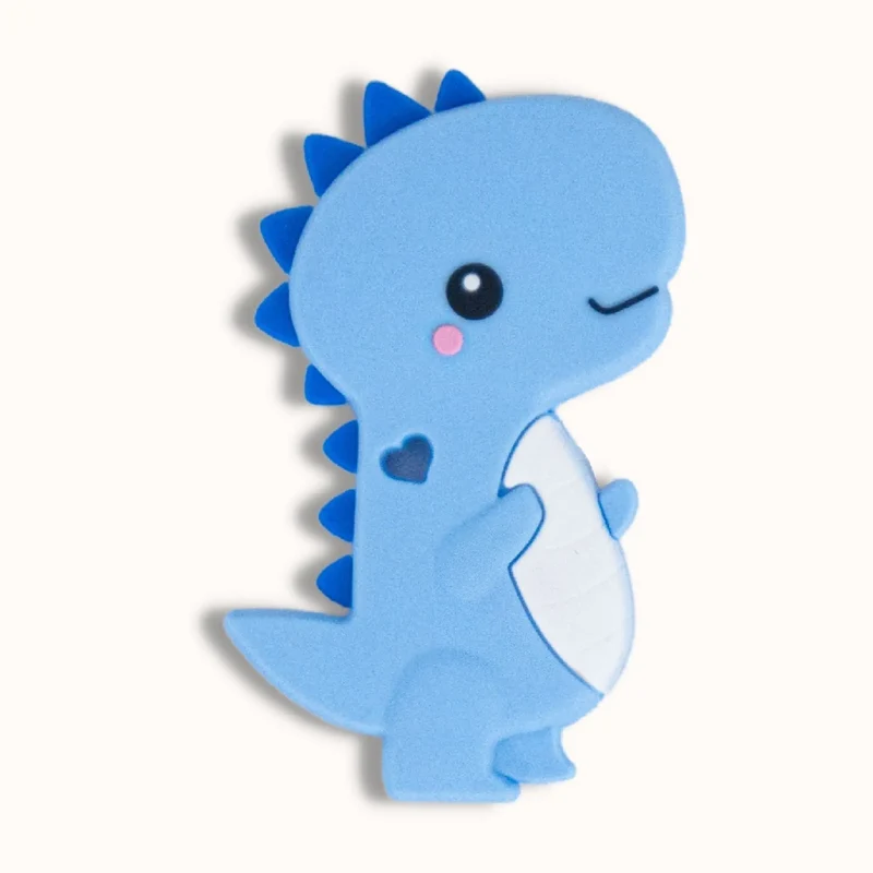 Dinosaur Baby Teether Textured Silicone Soothing Toy