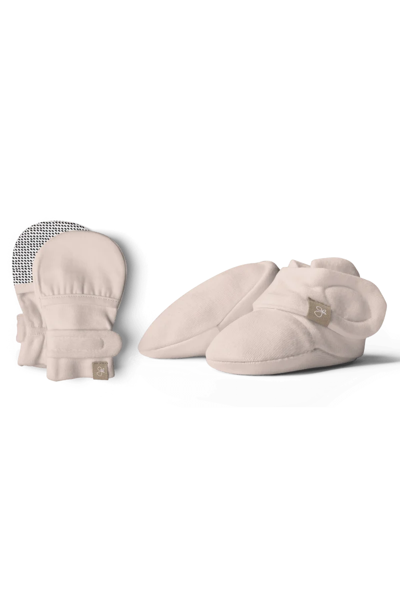 STAY ON MITTS + BOOTS SET | ROSE