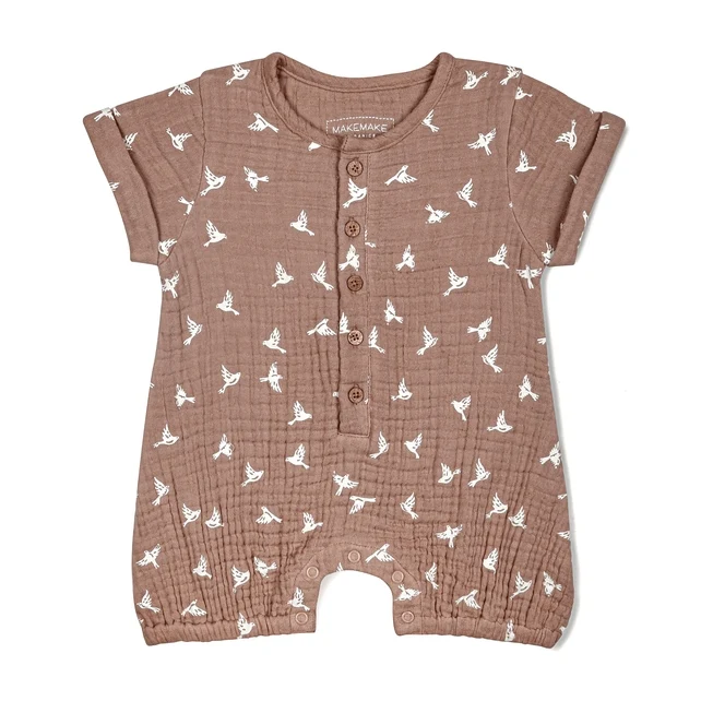 Makemake Organics Short Bubble Romper