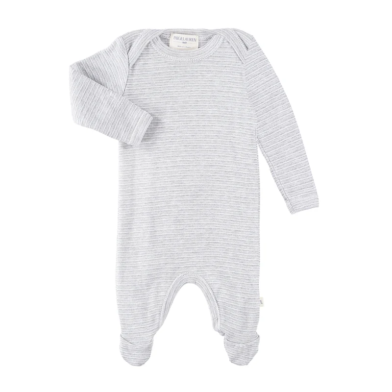 Rib Lap Tee Footie Pajama