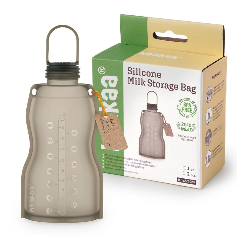 Haakaa Silicone Milk Storage Bag (9oz/260ml)