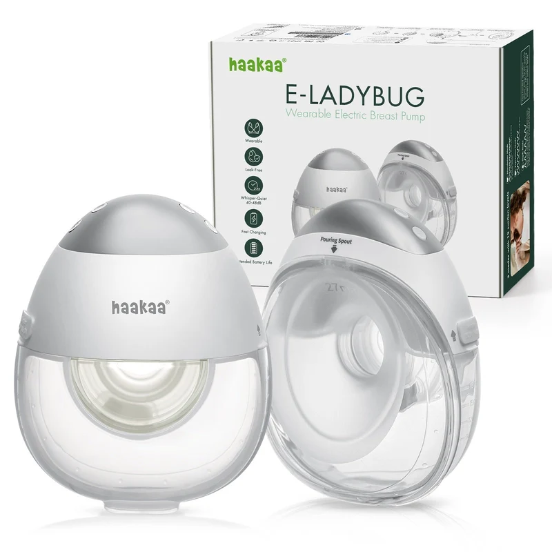 Haakaa E-Ladybug Wearable Electric Breast Pump - 2PK