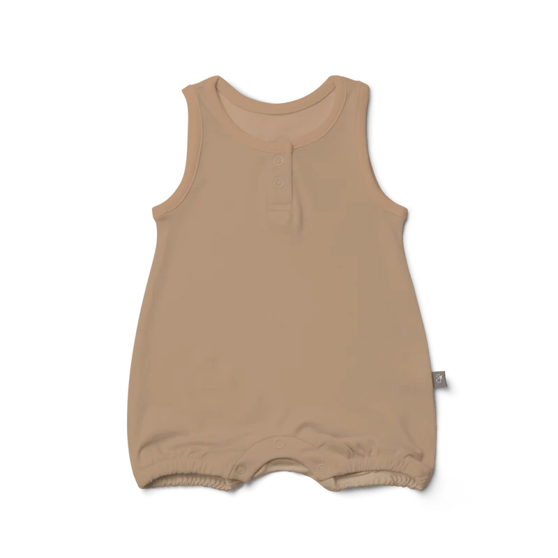 QUICK CHANGE ROMPER | SANDSTONE