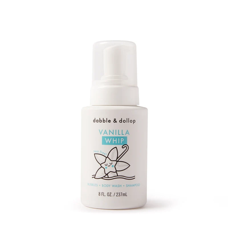 Vanilla Foaming Bubble Bath, Body Wash & Shampoo