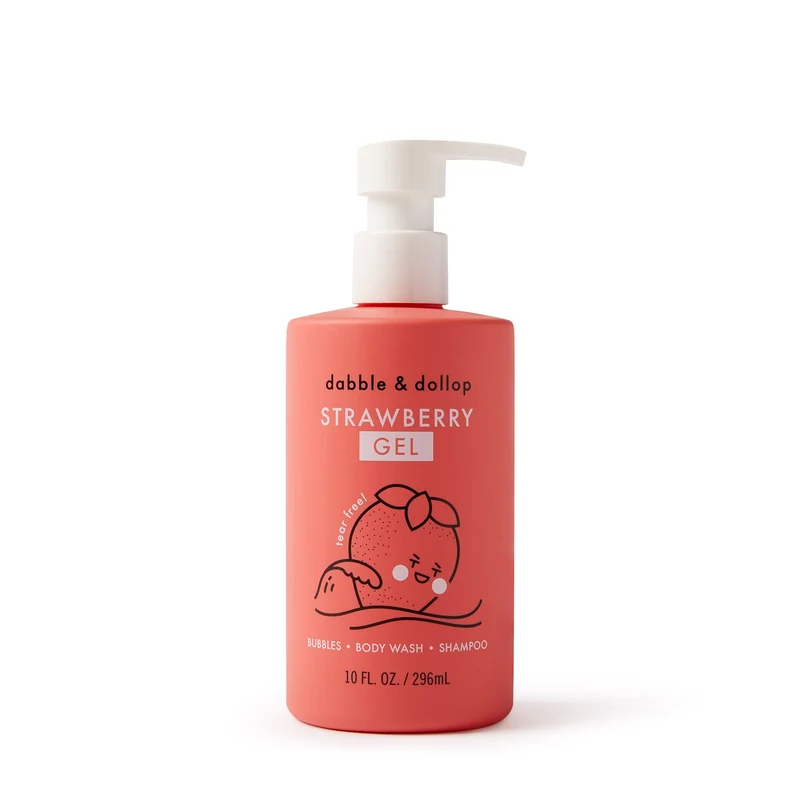 Strawberry Bubble Bath, Body Wash & Shampoo