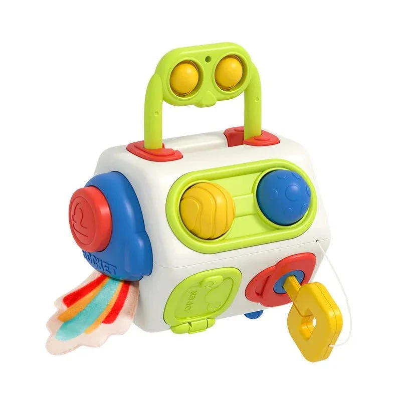 Baby & Toddler Cube Toy Montessori Sensory Learning Toy For Toddlers 1 2 3 Year Old