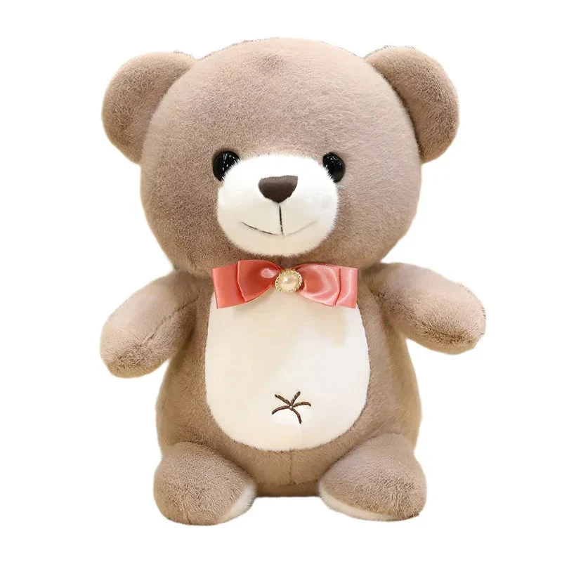 Lovely Soft Bow Tie Teddy Bear Doll Stuffed Animal Plush Toys