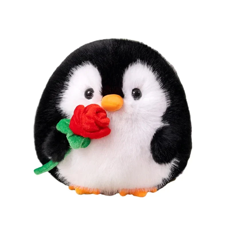 Cute Rose Penguin Doll Plush Toys