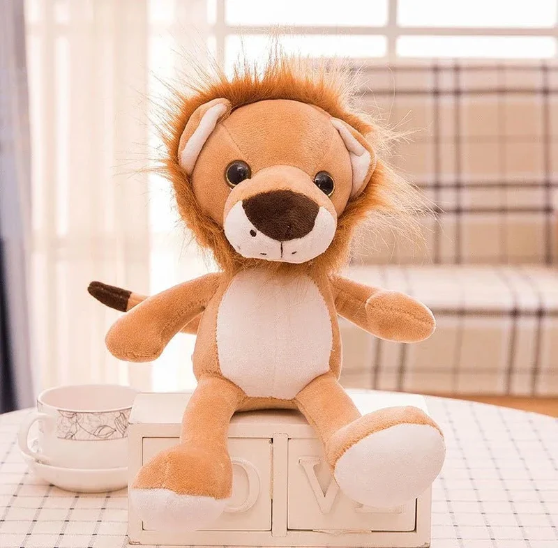 Sitting Lion Stuffed Animal Plush Toy