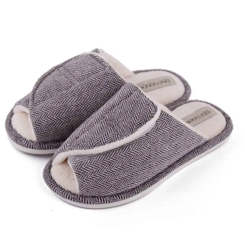 Unisex Velcro Adjustable Indoor Outdoor Slippers