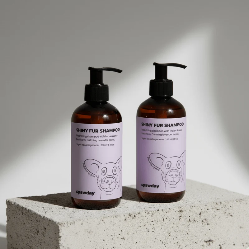 Shiny Fur Shampoo 2 pack – For Oily Hair & Dry Skin