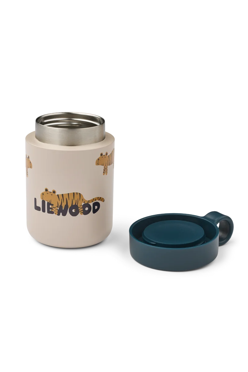 Kiani Printed Food Jar - Tiger / Sandy