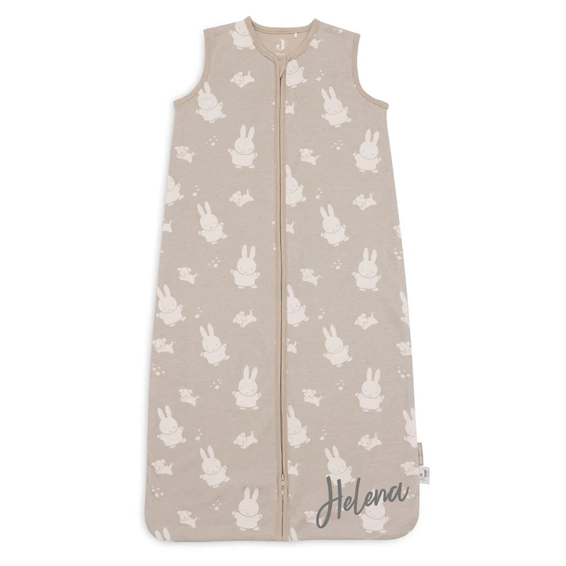 Jollein Miffy & Snuffy Jersey-Schlafsack Olive Green 90 cm | TOG 0,5
