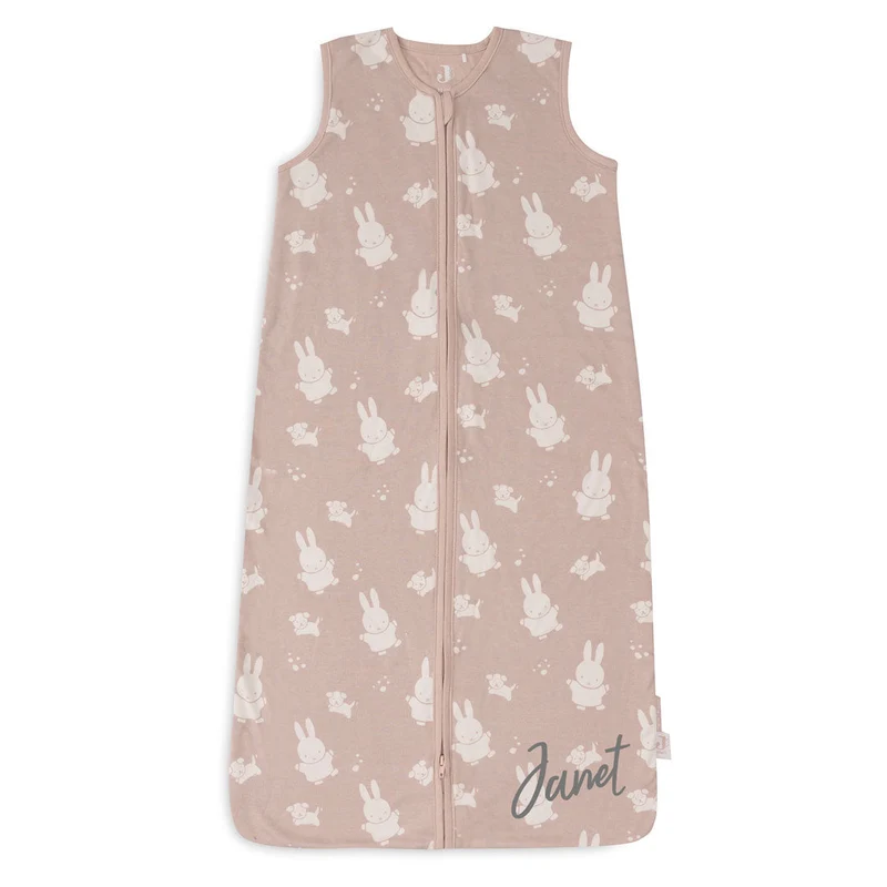 Jollein Miffy & Snuffy Jersey-Schlafsack Wild Rose 70 cm | TOG 0,5