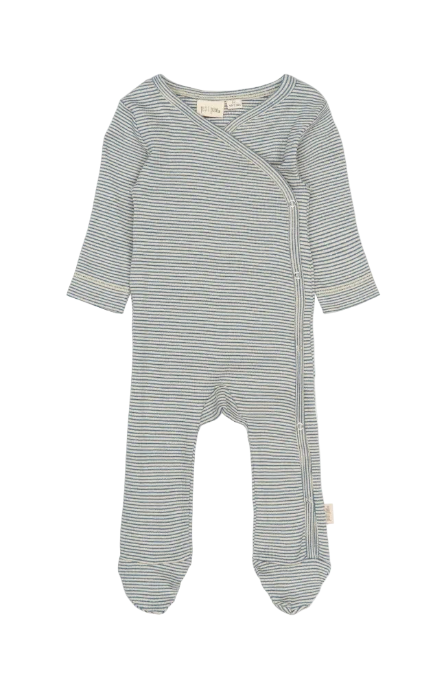 Dian Newborn Jumpsuit - True Navy/Dark off white