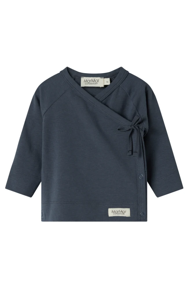 Tut Wrap Blouse - Blue
