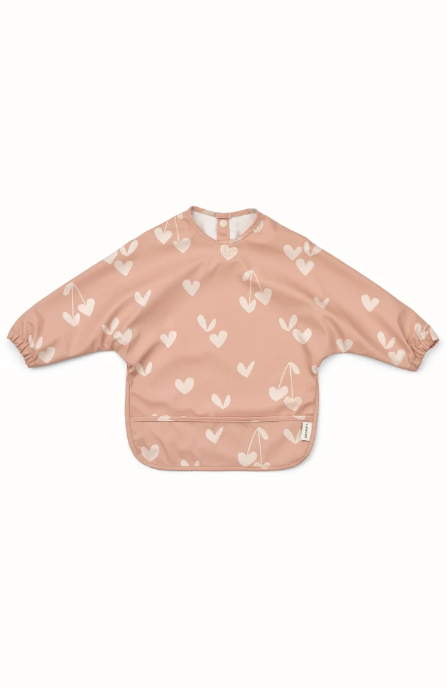 Merle Printed Cape Bib - Sweethearts/Pale Tuscany