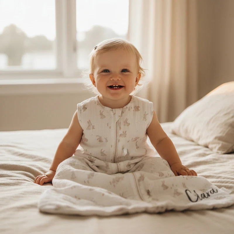 Sommerschlafsack Baby Bunny 70 cm – personalisierbar