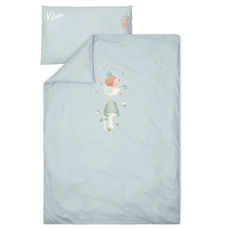 Kinderbettbezug Denim Blue | Little Dutch