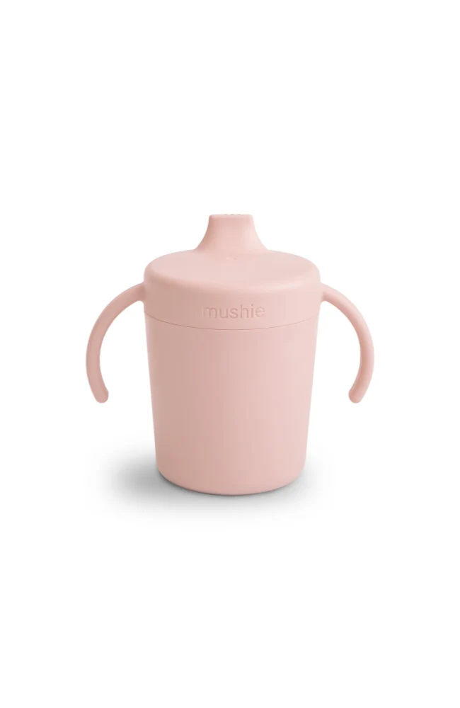 Mushie Trainer Sippy Cup - Blush