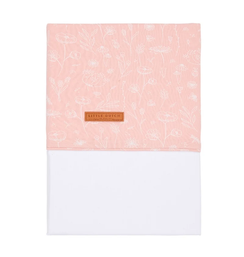 Kinderbettlaken Wild Flowers Pink 110 × 140 cm | Little Dutch