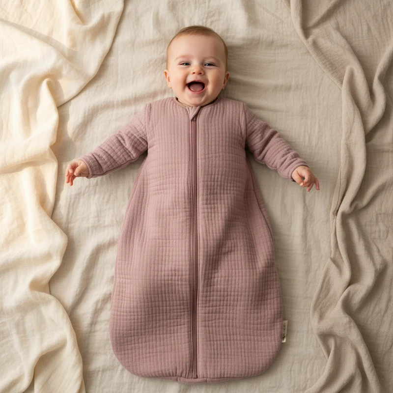 Winter-Babyschlafsack Pure Mauve 90 cm TOG 2,6