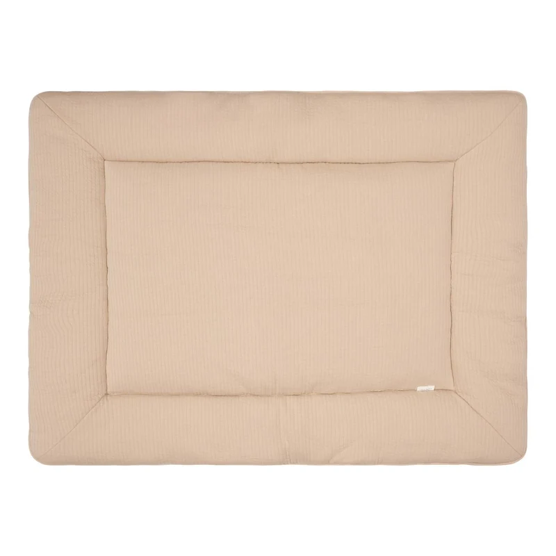 Laufgittereinlage Pure Beige 80 × 100 cm – personalisierbar | Little Dutch
