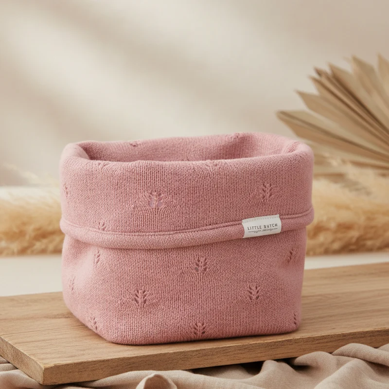 Pflegekörbchen Pure Pink Blush klein 15 × 15 × 15 cm | Little Dutch