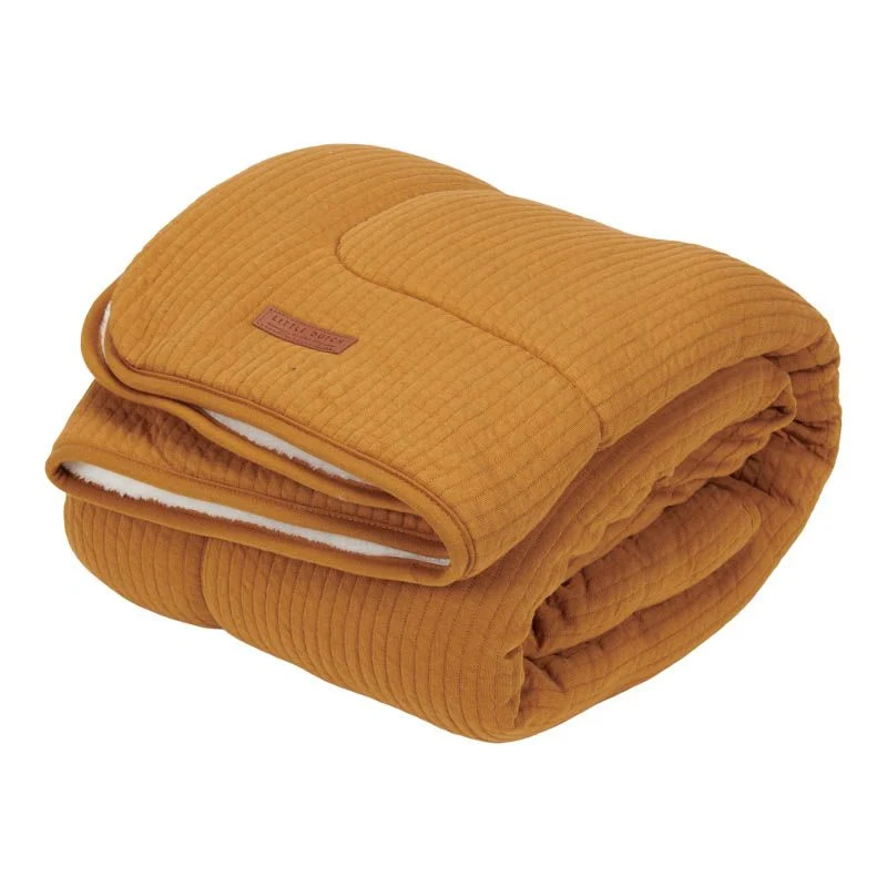 Kinderbettdecke Pure Ochre Spice 110 × 140 cm | Little Dutch