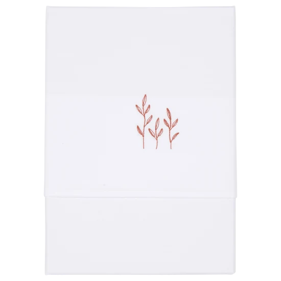 Little Dutch - Wiegelaken Wild Flowers Rust bestickt